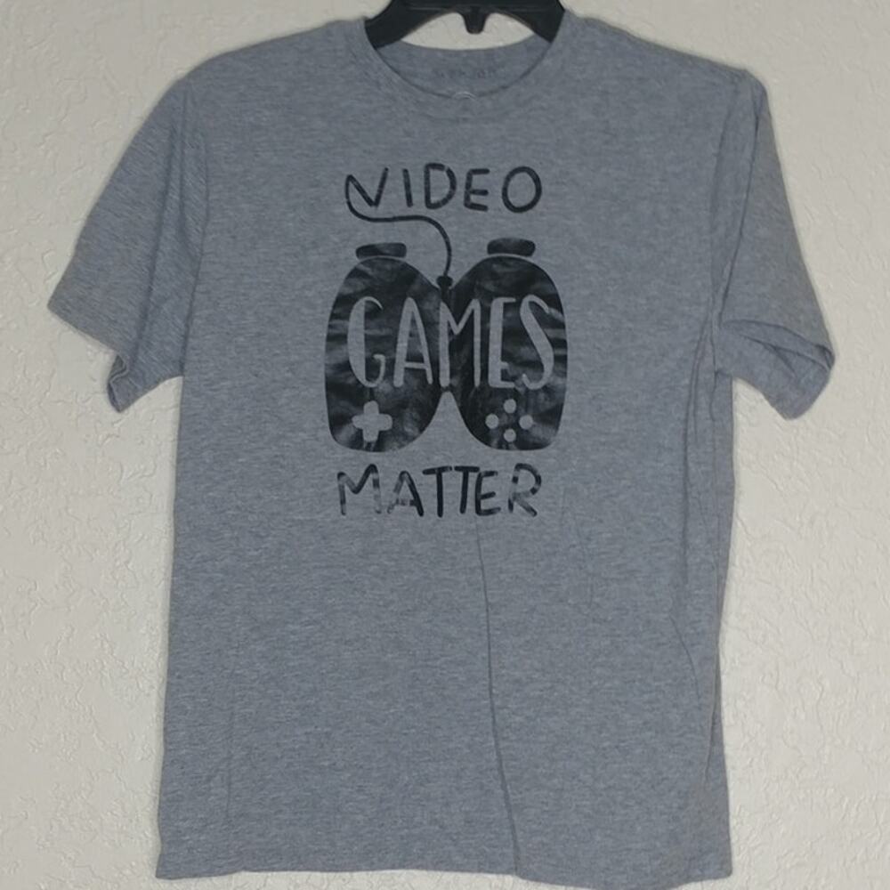 Wonder Nation Short Sleeve T-Shirt Gray Size XL (14/16) Kid